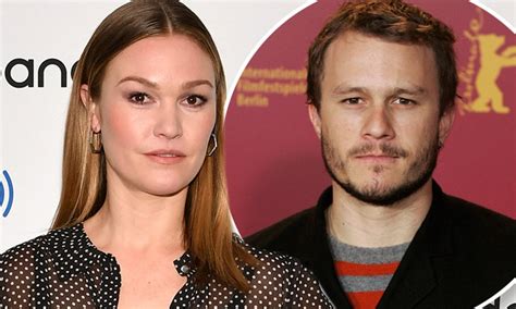 heath ledger e julia stiles|Julia Stiles gets emotional over Heath Ledger after finding old set。